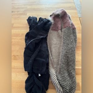 2 sweater scarves